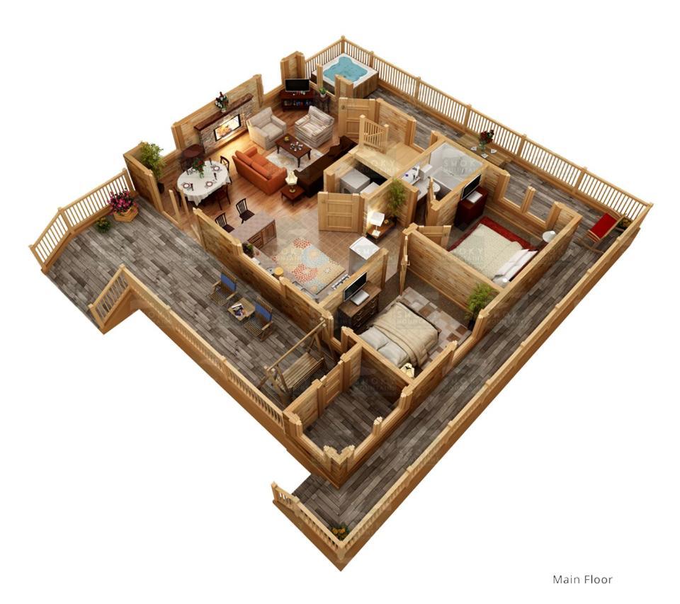 비둘기 포지 Misty Mountain Hideaway 아파트 외부 사진